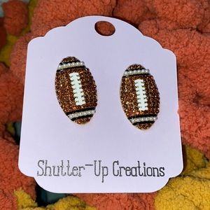Football earrings